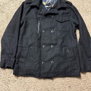Men's Billabong Black Peacoat